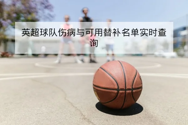 英超球队伤病与可用替补名单实时查询